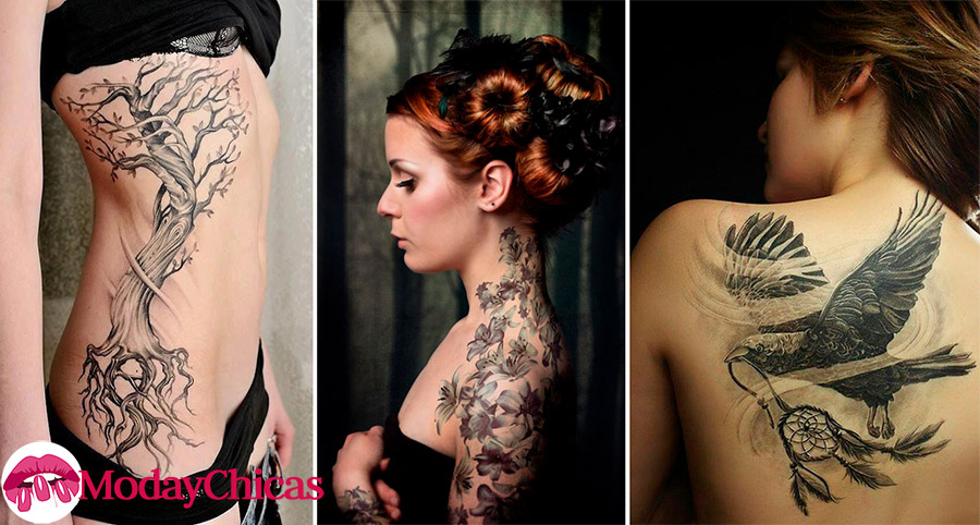 Mujeres con tatuajes increíbles en su cuerpo